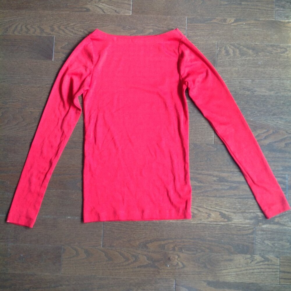 Brand New Gap red Boatneck top